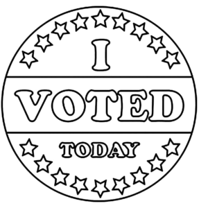 Election day coloring pages printable for free download