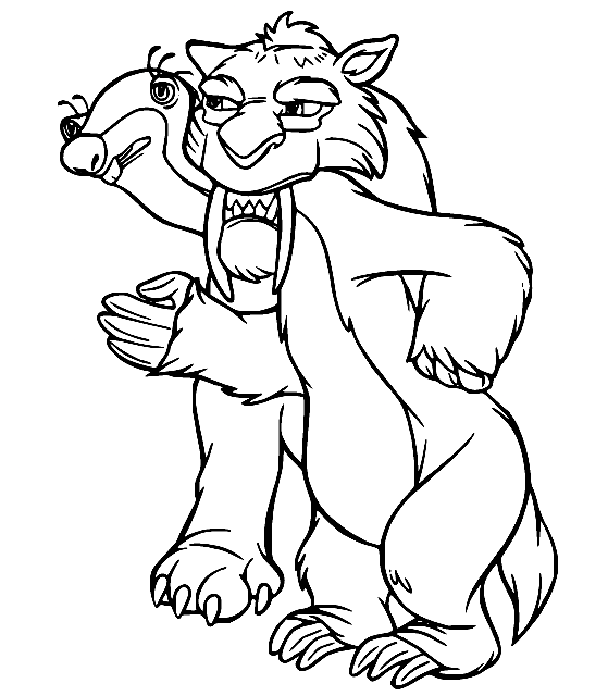 Ice age coloring pages printable for free download