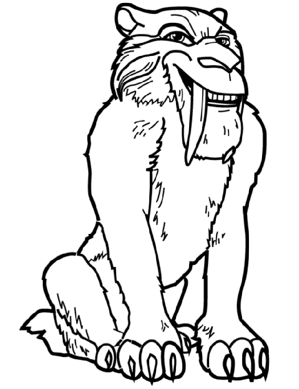 Ice age coloring pages