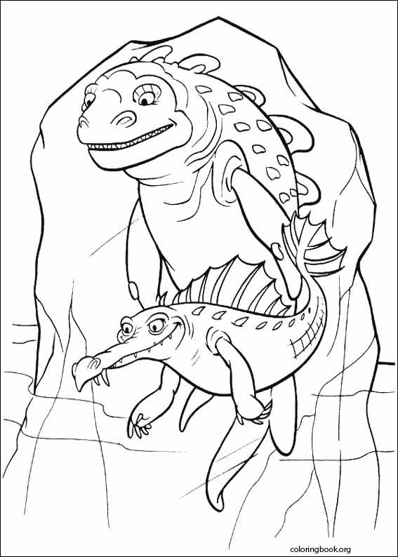 Ice age coloring page