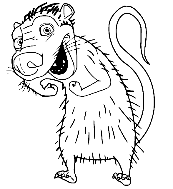 Ice age coloring pages printable for free download