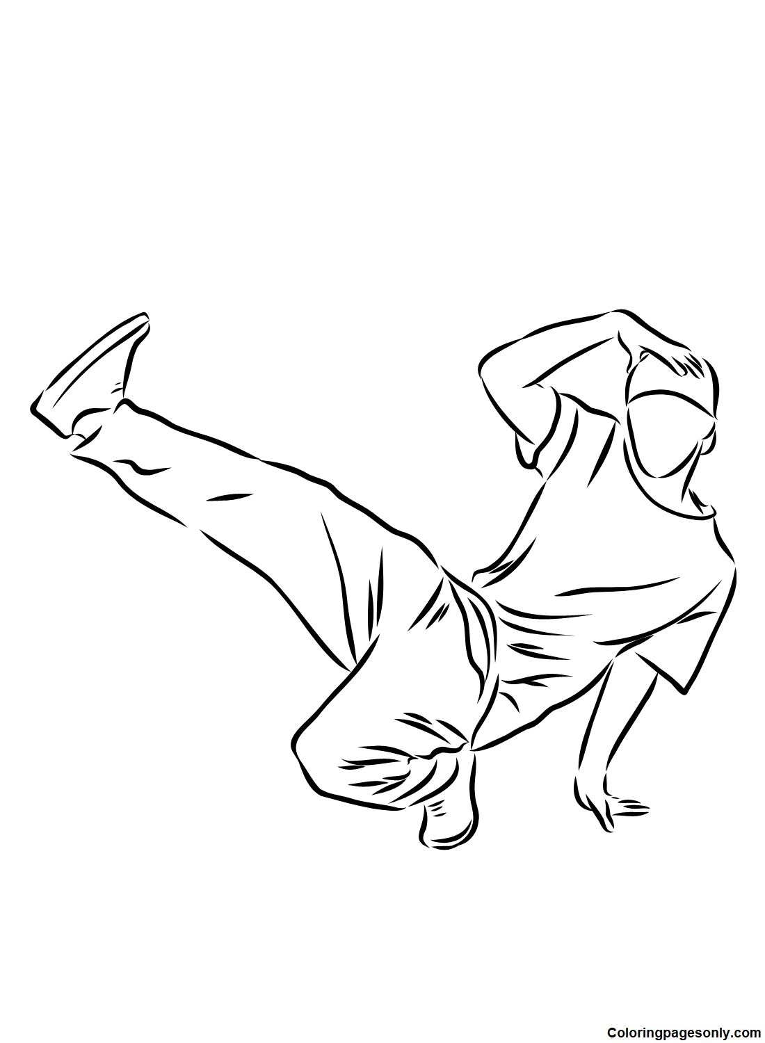 Dancing coloring pages printable for free download