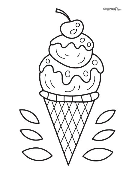 Printable ice cream coloring pages â sheets