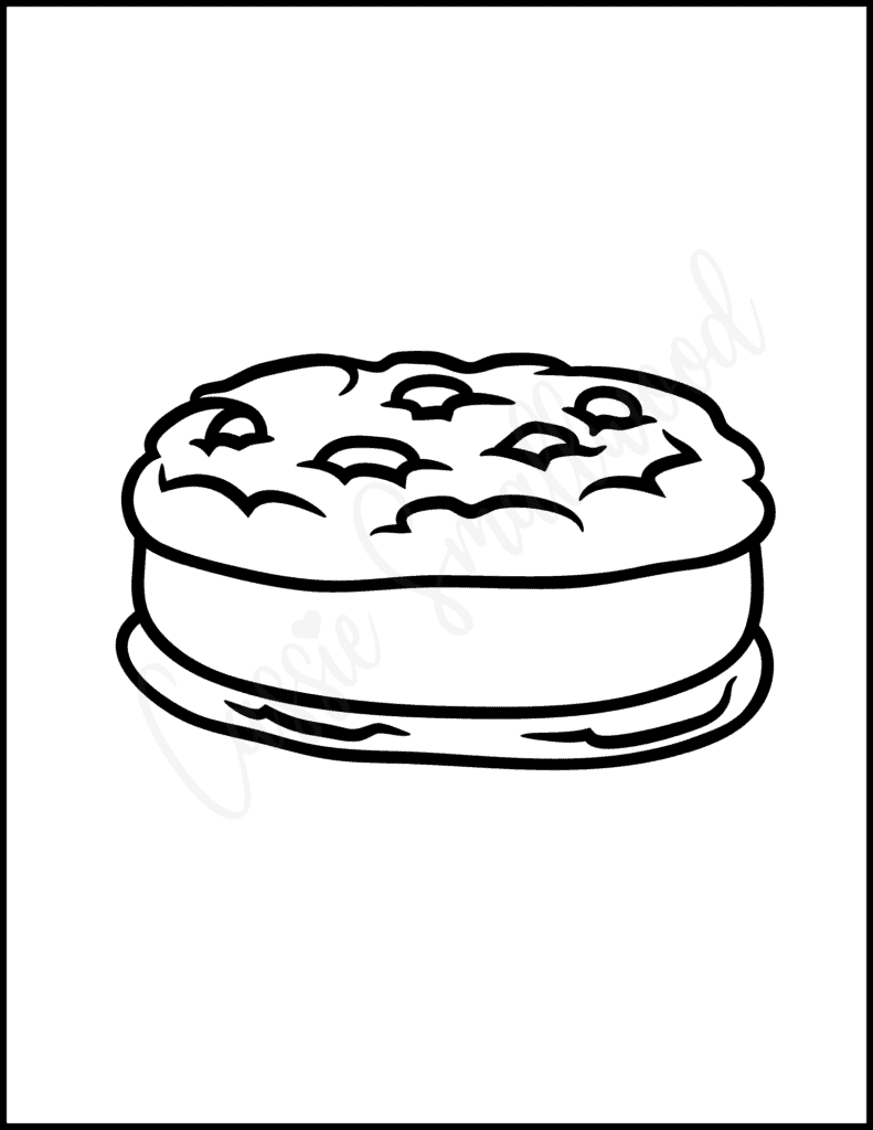 Cute ice cream coloring pages