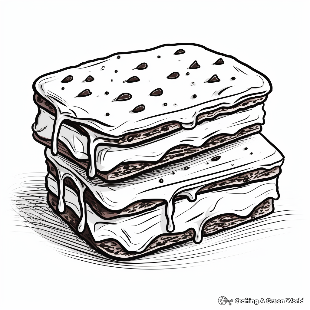 Ice cream coloring pages