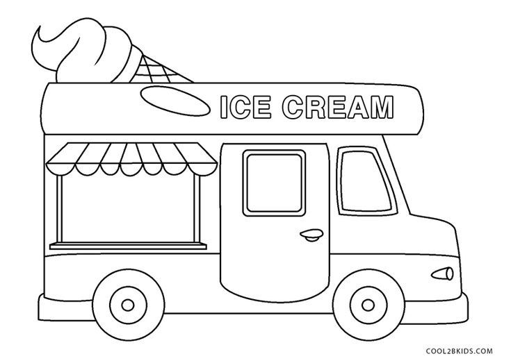Free printable truck coloring pages for kids truck coloring pages ice cream truck ice cream coloring pages