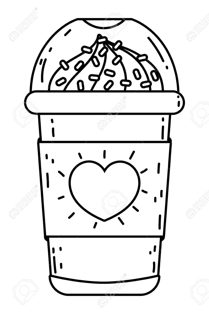 Iced coffee vector design royalty free svg cliparts vectors and stock illustration image