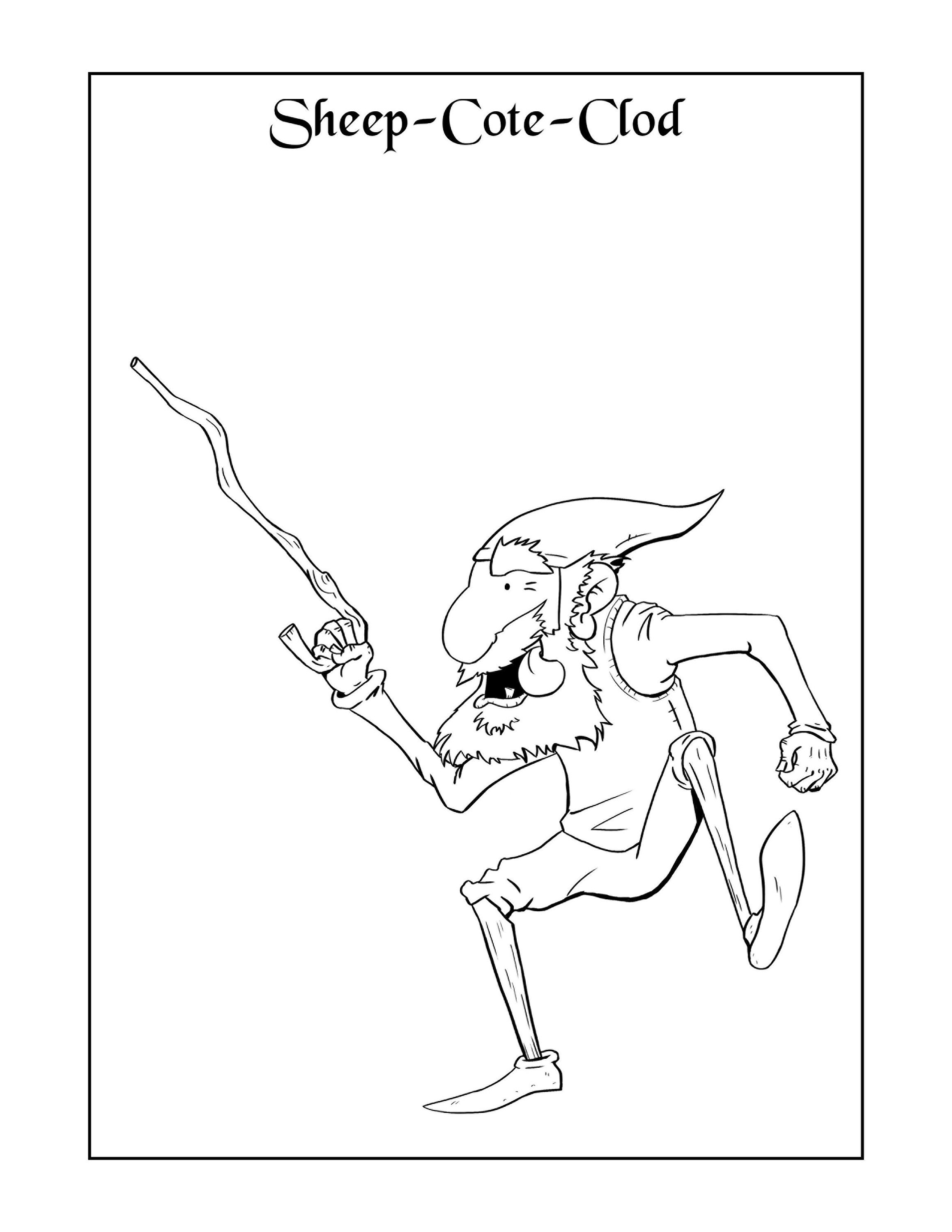 The yule lads coloring pages