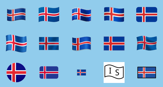 Ðð flag iceland emoji