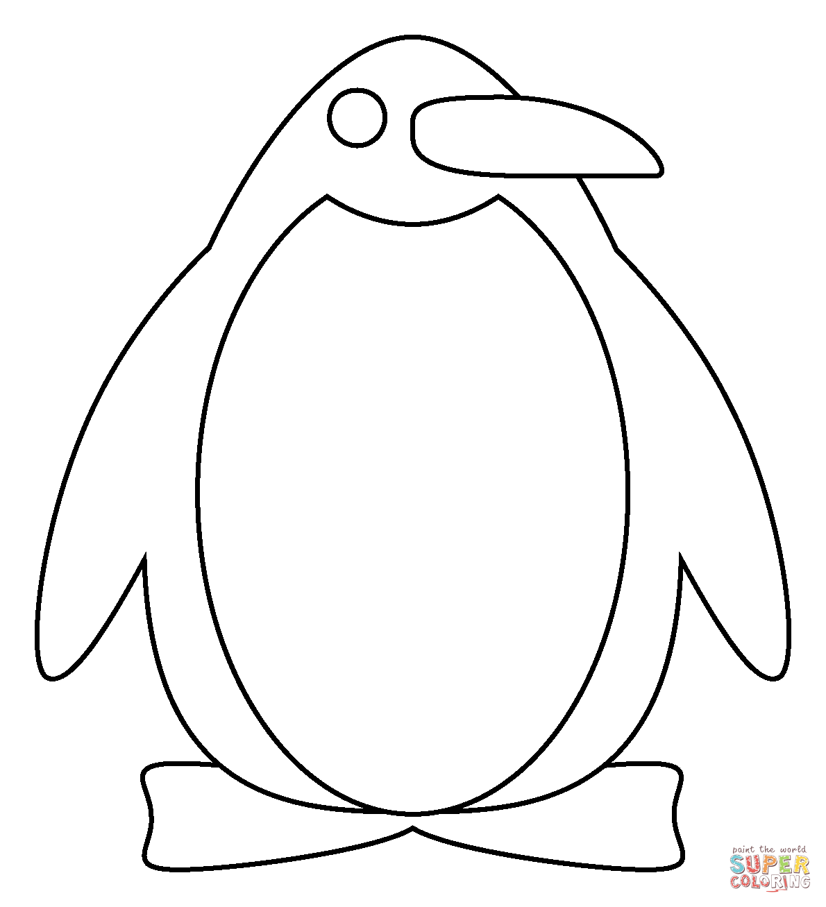 Penguin emoji coloring page free printable coloring pages