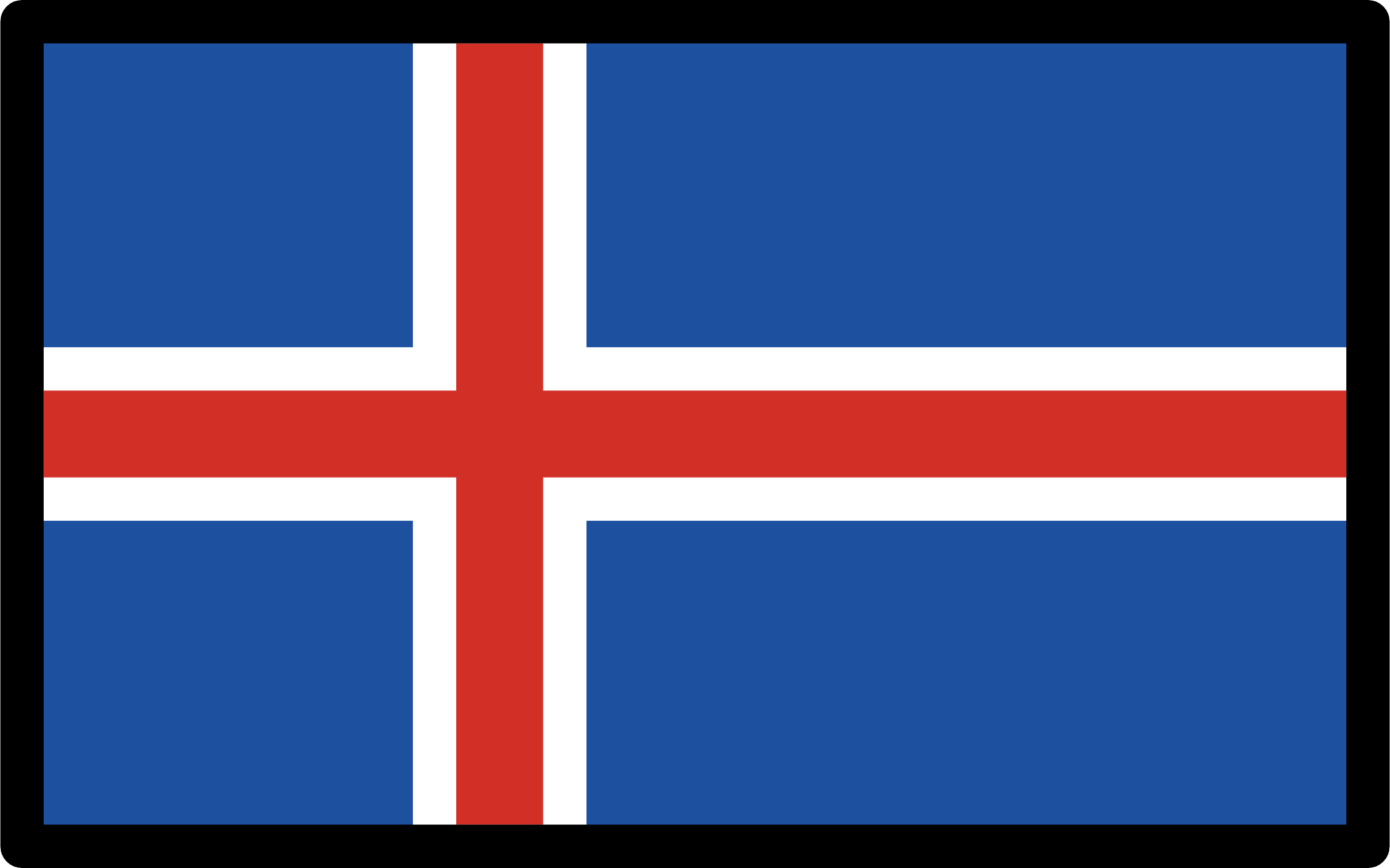 Flag iceland emoji