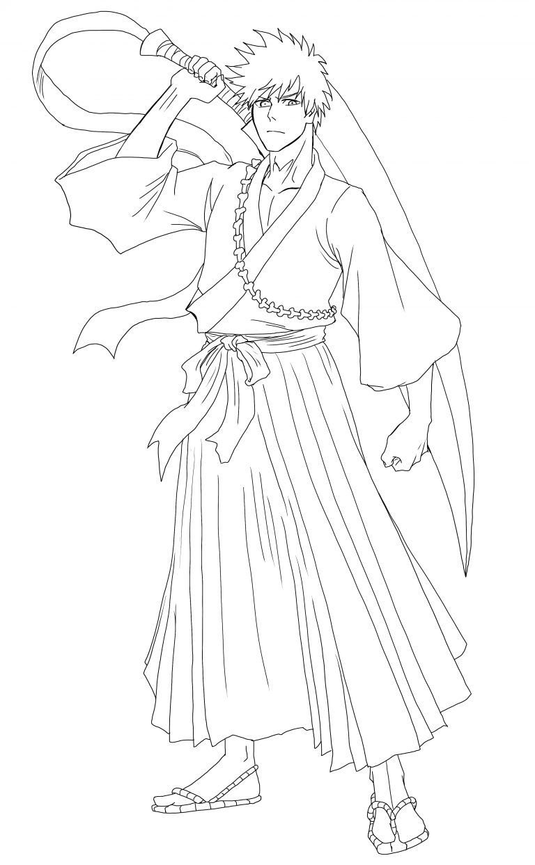 Learn to draw ichigo from bleach in easy steps with pictures