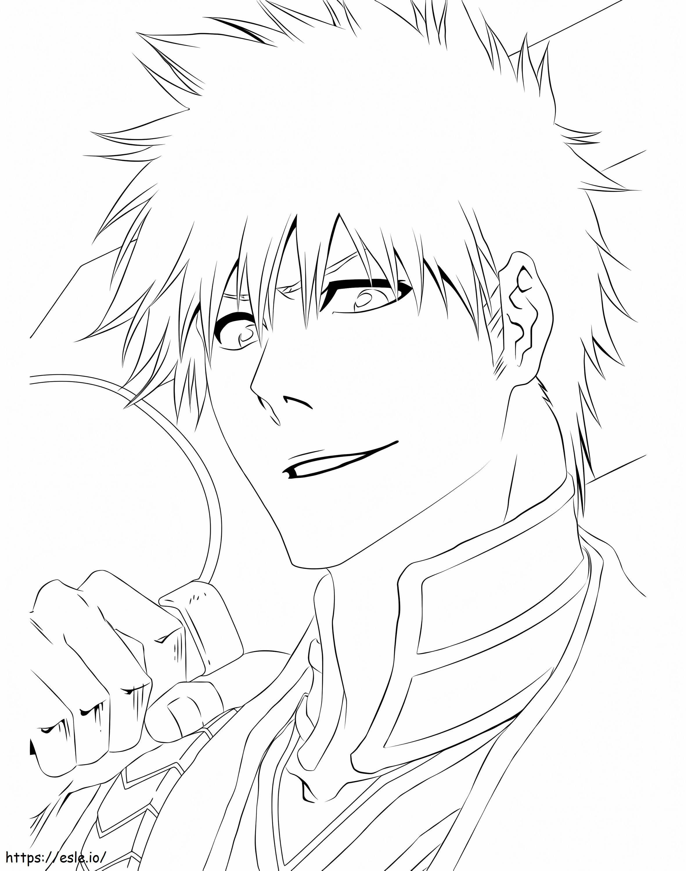 Ichigo kurosaki coloring page