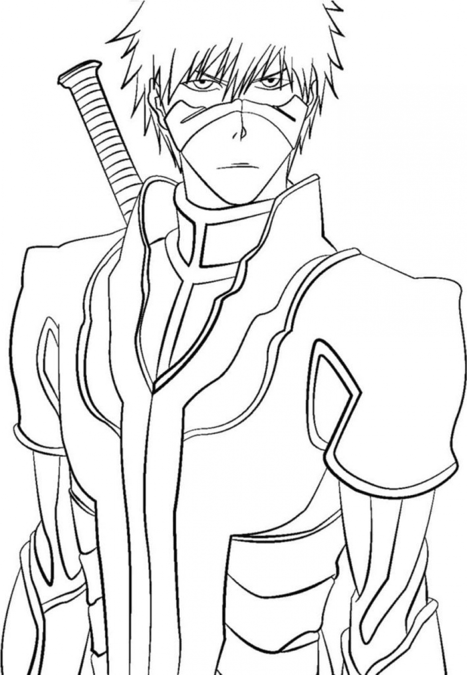 Ichigo coloring pages