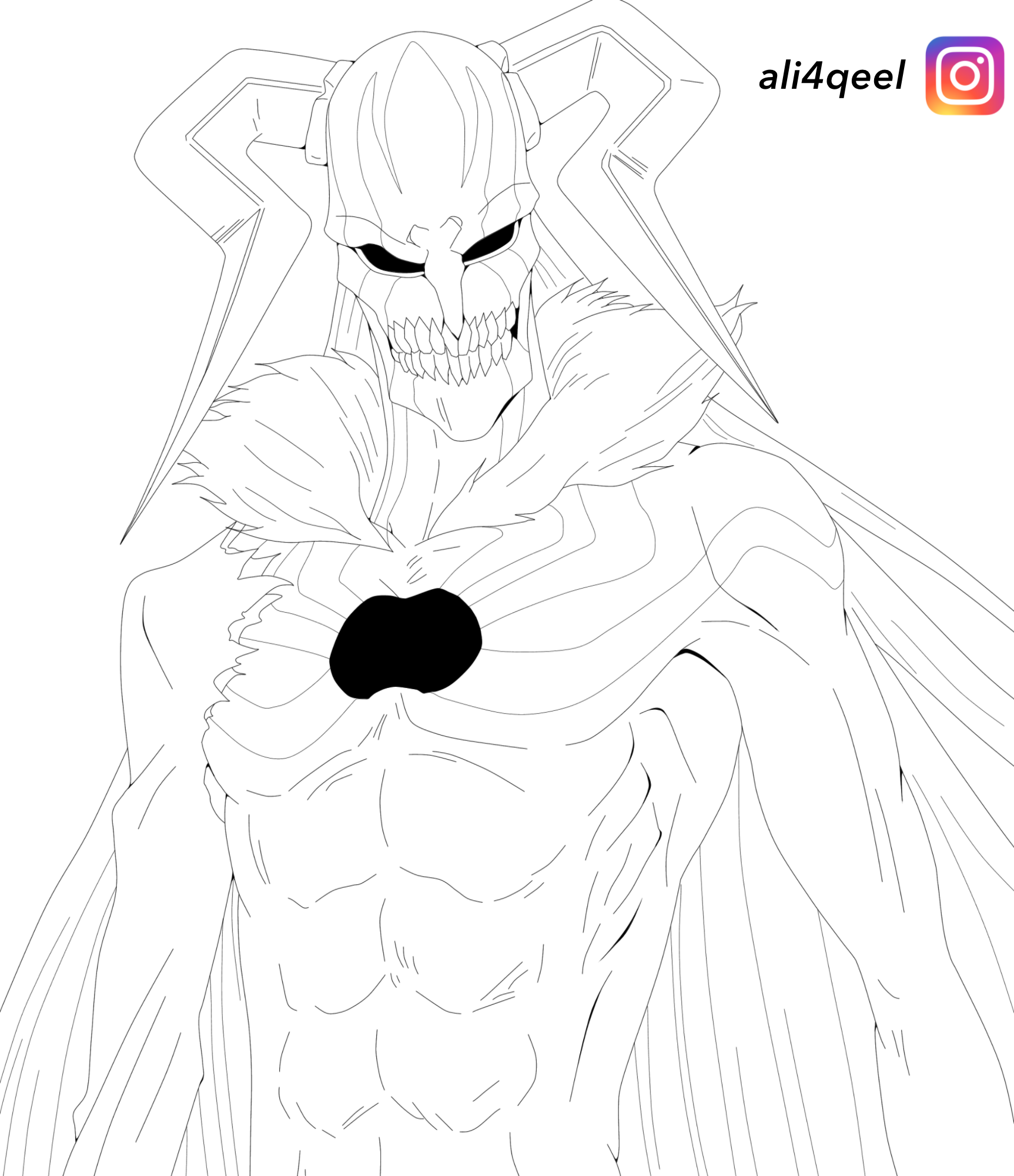 Plete hollow ichigo by aliqeel on