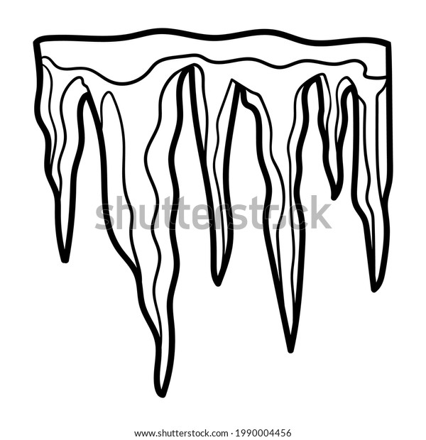 Icicle outline photos and images pictures