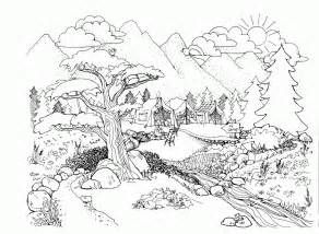 Landscape coloring pages for adults coloring pages coloring pages nature printable coloring pages coloring pages