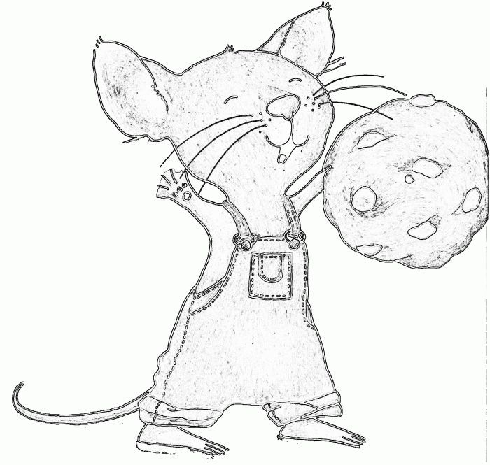 Coloring pages mouse a cookie laura numeroff