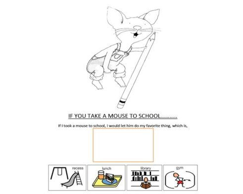 If you take a mouse to school my favorite thing