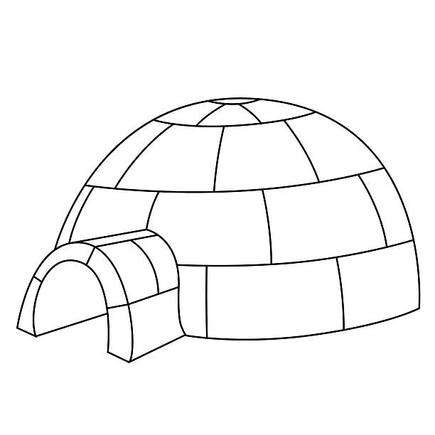 Igloo stock illustration