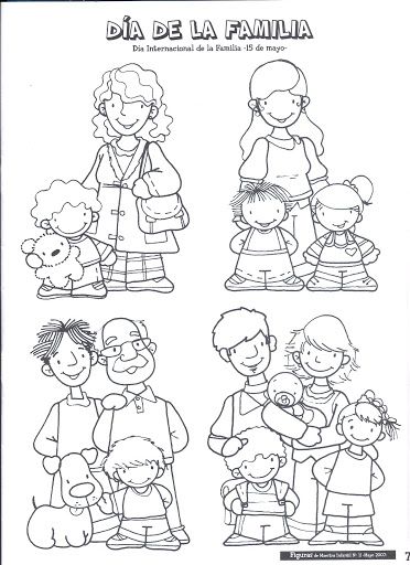 Imãgen de familia actividad de la familia dia de la familia