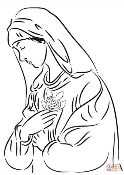 Cãmo dibujar a la virgen de los dolores ã paso a paso muy fãcil