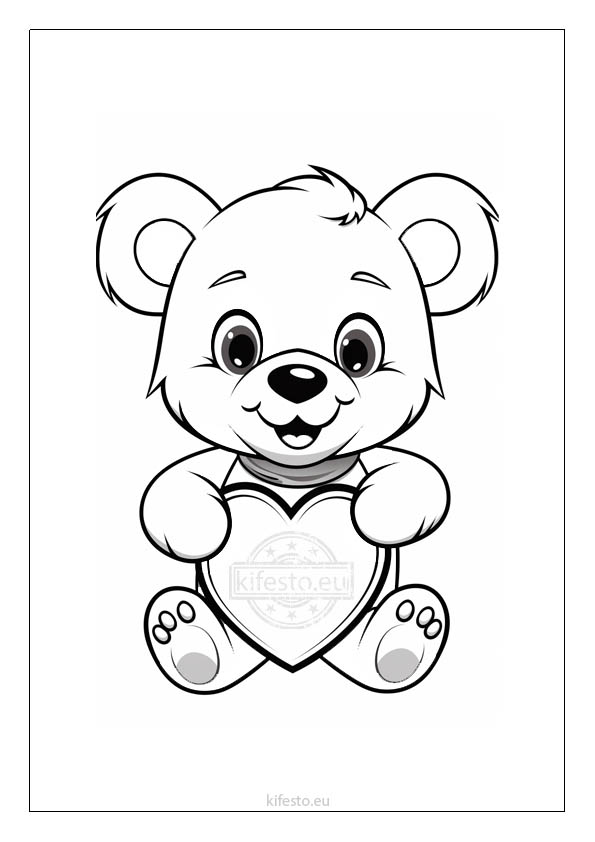Osos para colorear â dibujos de osos para colorear