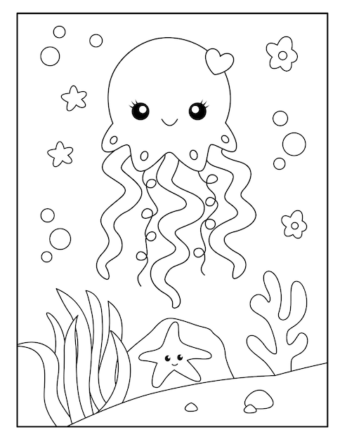 Page kawaii doodle coloring page images
