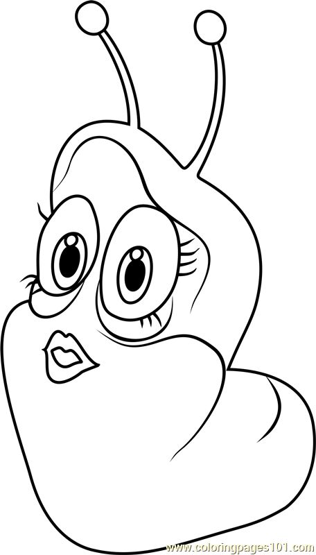 Pink coloring page for kids