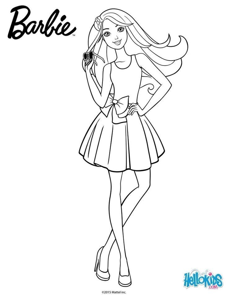 Barbie coloring pages barbie coloring barbie drawing