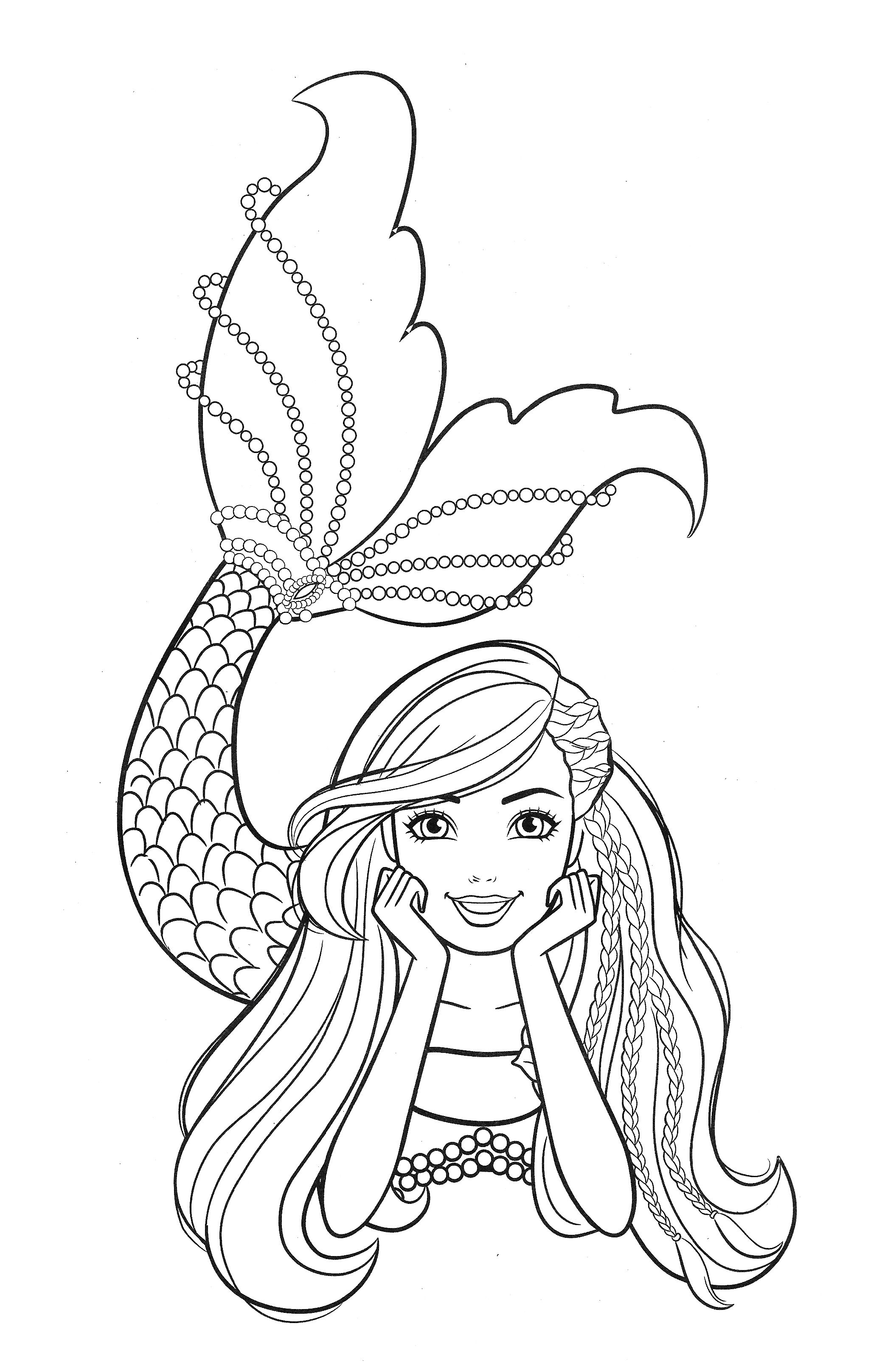 Beautiful mermaid barbie coloring pages mermaid coloring book mermaid coloring pages mermaid coloring