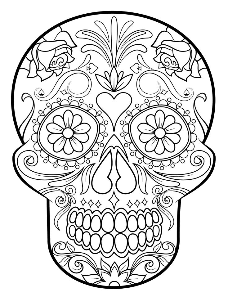 Imagen relacionada mandalas de calaveras calaveras mexicanas para colorear calaveras para colorear