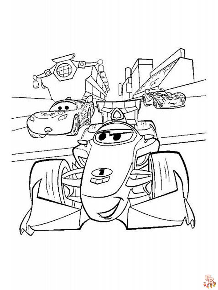 Free cars coloring pages for kids