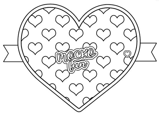 Corazon para colorear