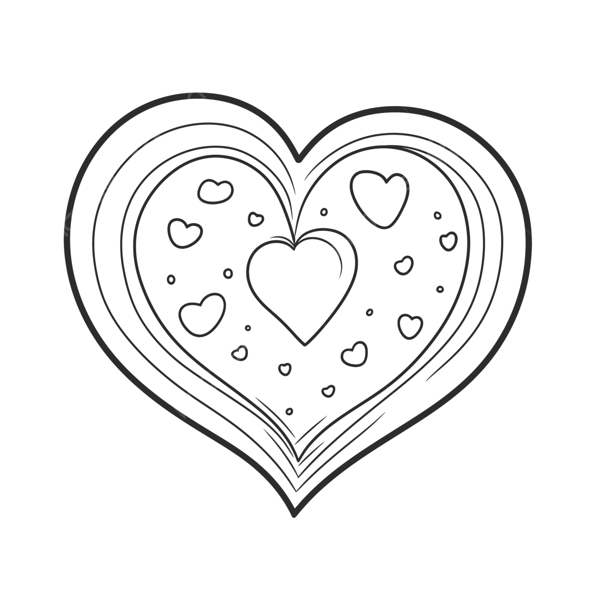 Dibujo de corazon para colorear pãgina quema bozo vector png dibujos dibujo del corazon dibujo de ala dibujo de corazon png y vector para dcargar gratis