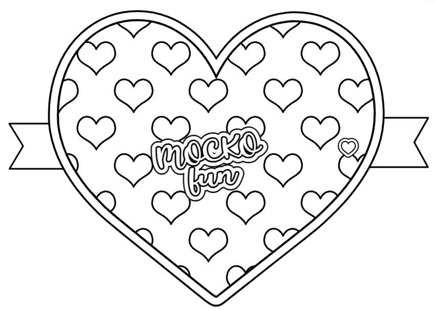 Corazon para colorear