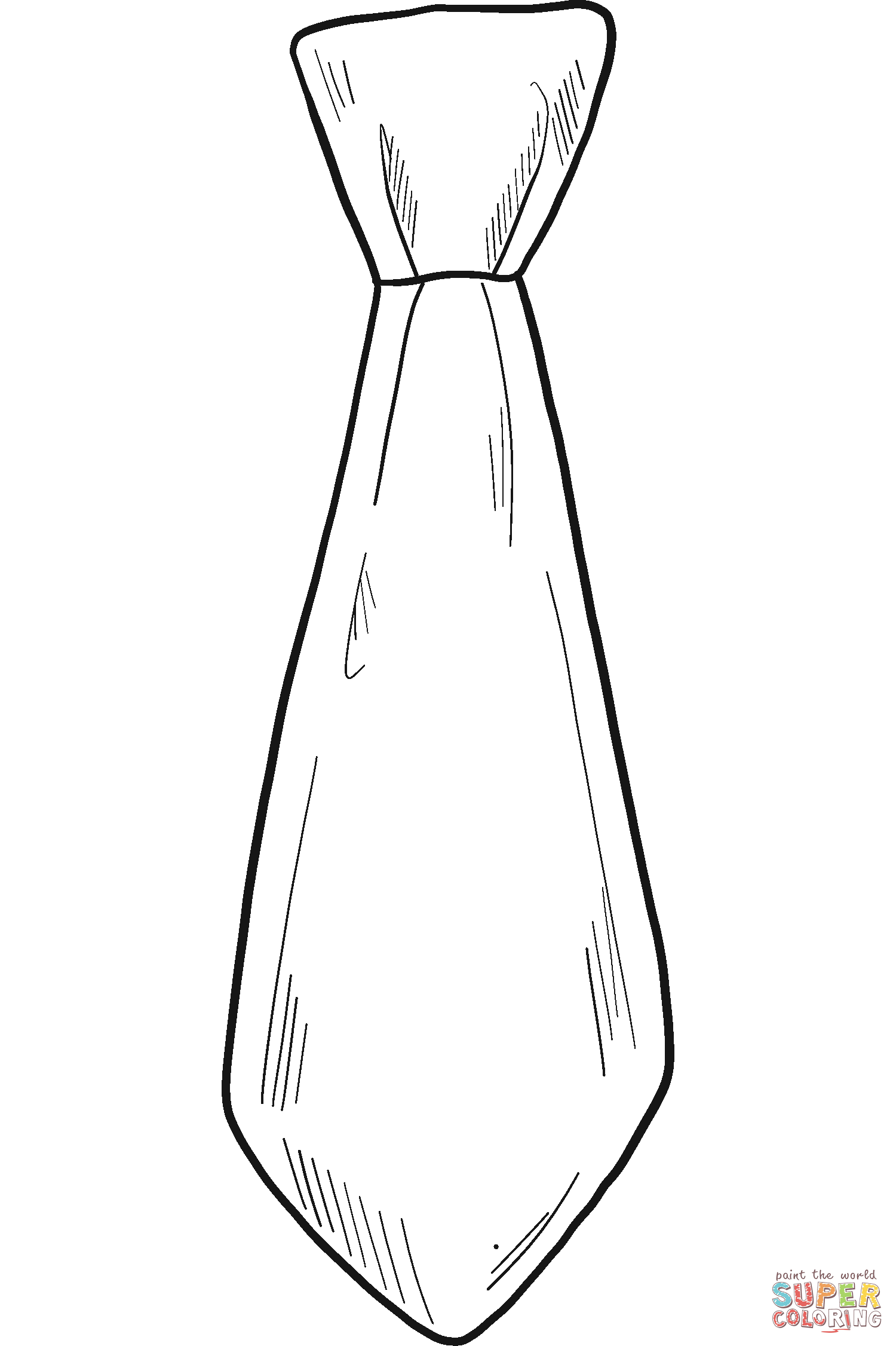 Dibujo de corbata para colorear dibujos para colorear imprimir gratis