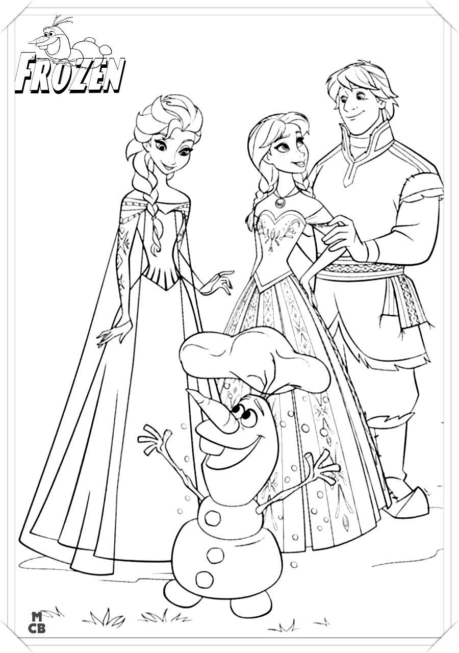 Los mãs lindos dibujos de frozen para colorear y pintar a todo color imãgenes prontas para descargarâ elsa coloring pages frozen coloring disney coloring pages