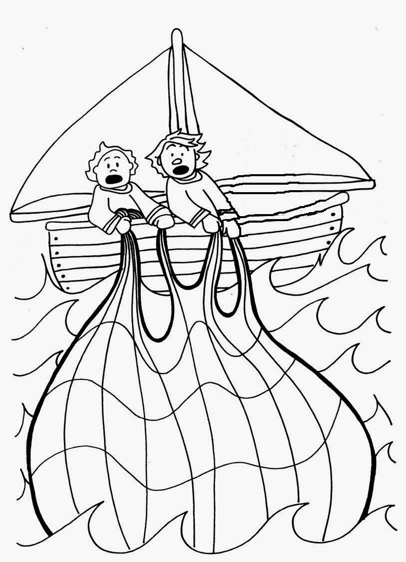 Pescamilagrosajpg ã sunday school coloring pages sunday school crafts bible school crafts