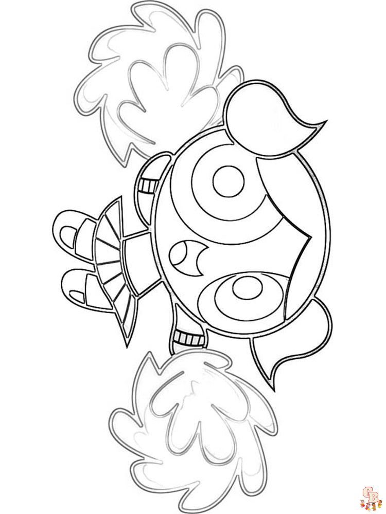 Printable powerpuff girls coloring pages for kids