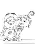 Minions coloring pages free coloring pages