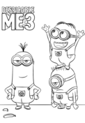 Minions coloring pages free coloring pages