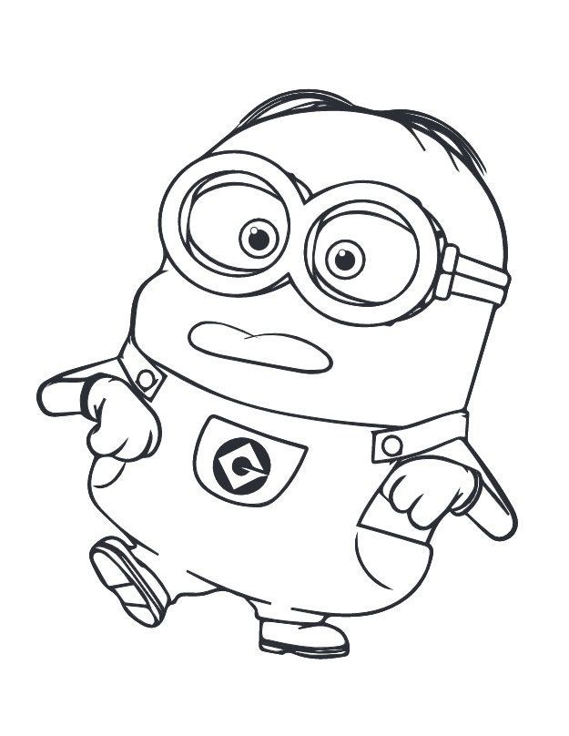 Minion coloring book minion pictures to print for childrens coloring books for boys girls