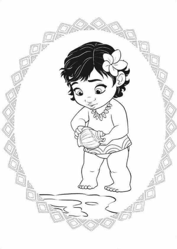 Printable moana coloring pages pdf