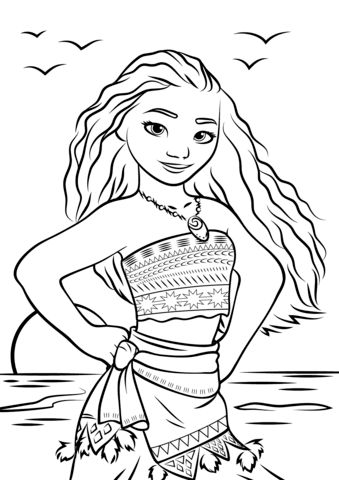 Moana waialiki coloring page disney princess coloring pages disney coloring sheets princess coloring pages