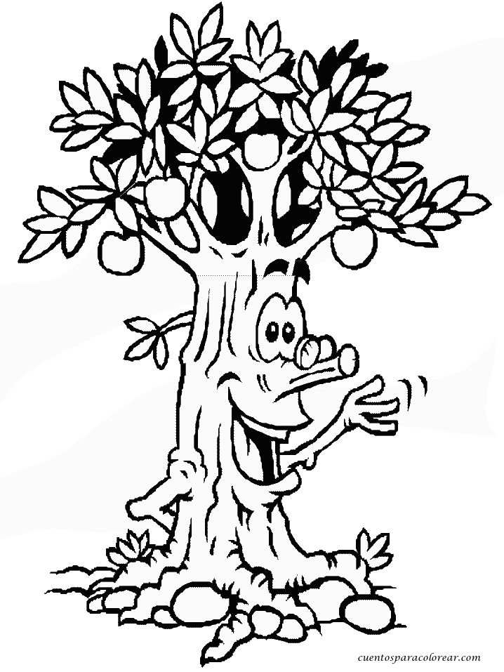 Dibujos de ãrboles pa colore tree coloring page coloring pages colouring pages