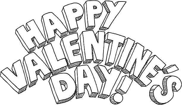 San valentin en ingles ilustraciones de stock grãficos vectoriales libres de derechos y clip art