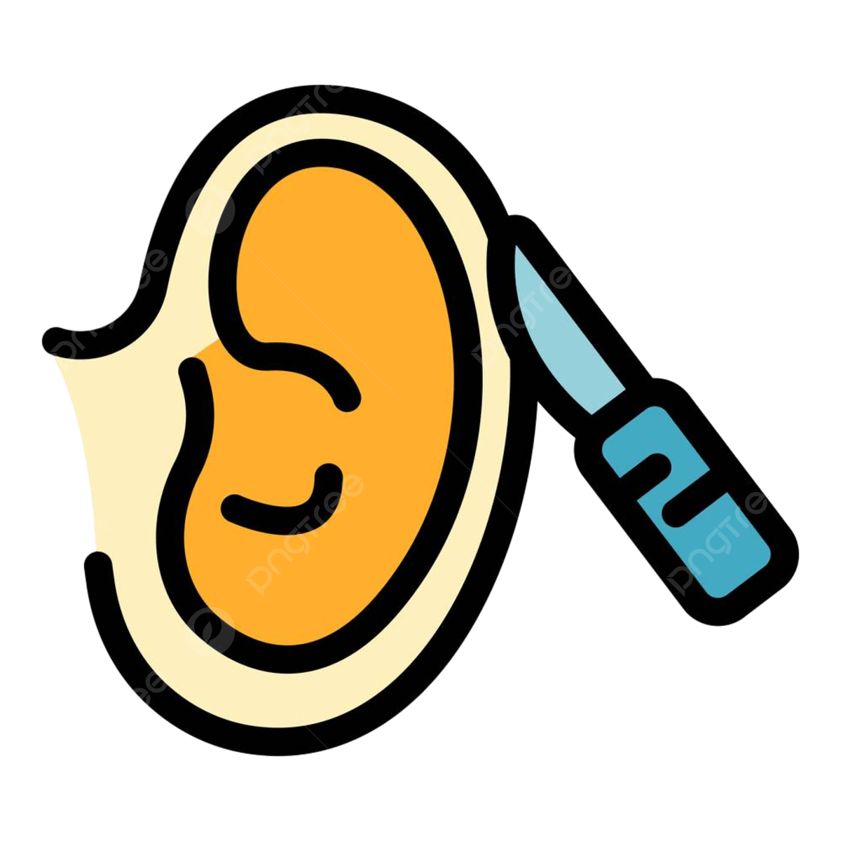 Color de icono de correcciãn de oãdo plano png tratamiento aislado color png y vector para dcargar gratis