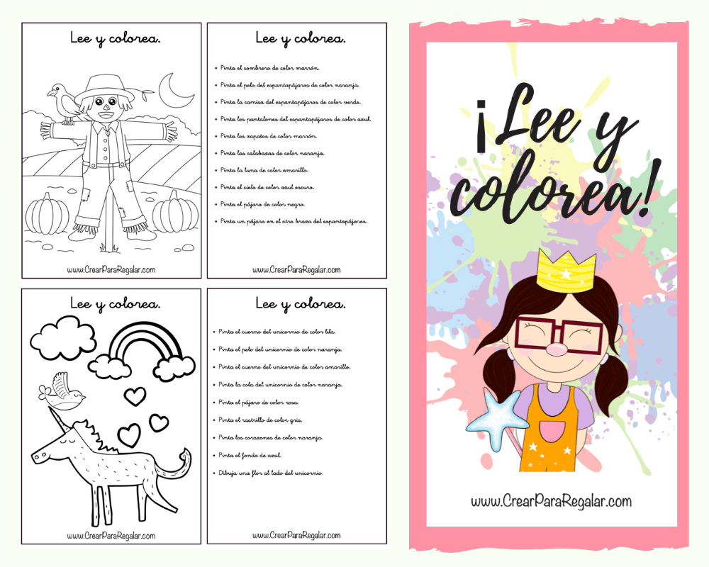 Aprendiendo a leer coloreando una forma divertida de fomentar la lectoescritura