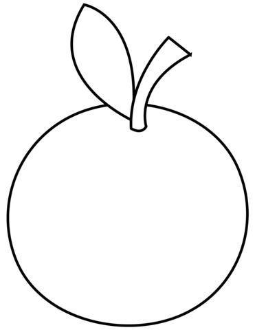 Naranja dibujo para colorear naranja dibujo frutas para colorear naranja